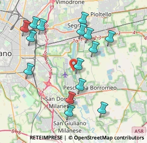 Mappa Via Giorgio Amendola, 20068 Peschiera Borromeo MI, Italia (4.252)