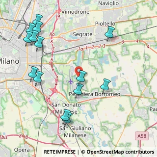 Mappa Via Giorgio Amendola, 20068 Peschiera Borromeo MI, Italia (5.09714)