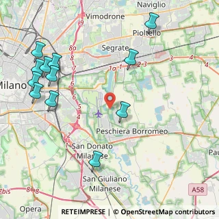 Mappa Via Giorgio Amendola, 20068 Peschiera Borromeo MI, Italia (5.23417)