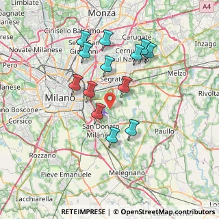 Mappa Via Giorgio Amendola, 20068 Peschiera Borromeo MI, Italia (6.64692)