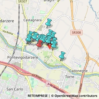 Mappa Via Santa Maura, 35133 Padova PD, Italia (0.5185)