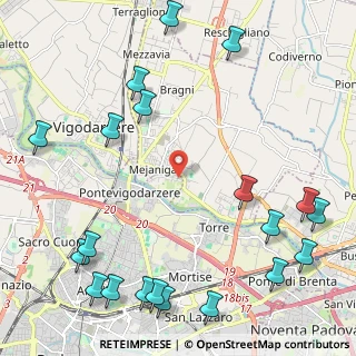 Mappa Via Santa Maura, 35133 Padova PD, Italia (3.0795)