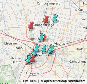 Mappa Via Santa Maura, 35133 Padova PD, Italia (6.4325)