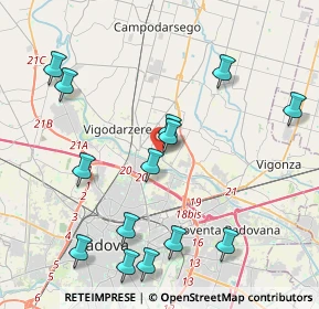 Mappa Via Santa Maura, 35133 Padova PD, Italia (4.61857)