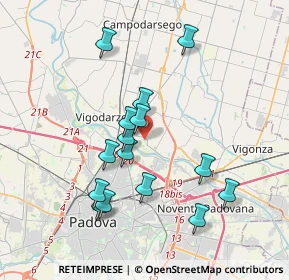 Mappa Via Santa Maura, 35133 Padova PD, Italia (3.48067)