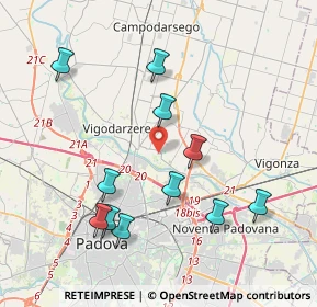 Mappa Via Santa Maura, 35133 Padova PD, Italia (4.03818)