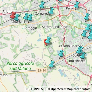 Mappa Via Libertà, 20047 Cusago MI, Italia (6.5835)