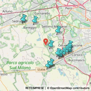 Mappa Via Libertà, 20090 Cusago MI, Italia (4.07)