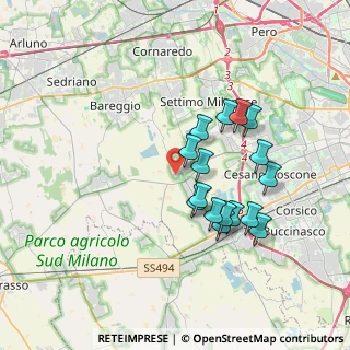 Mappa Via Libertà, 20090 Cusago MI, Italia (3.2075)