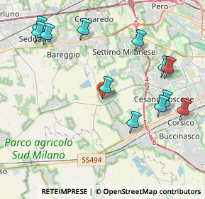 Mappa Via Libertà, 20047 Cusago MI, Italia (4.71417)