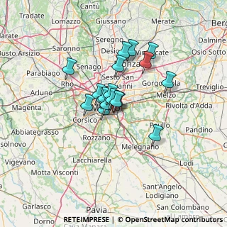 Mappa Via Giulio Verne, 20137 Milano MI, Italia (8.86611)