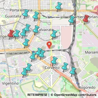 Mappa Via Giulio Verne, 20137 Milano MI, Italia (1.252)
