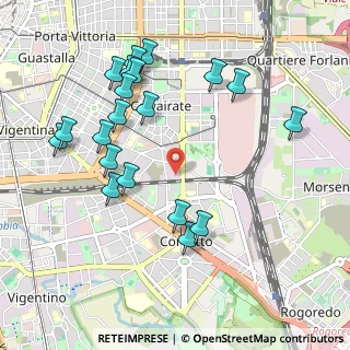 Mappa Via Giulio Verne, 20137 Milano MI, Italia (1.0835)