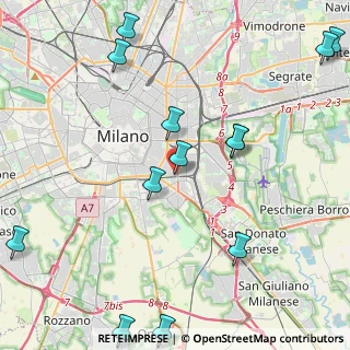Mappa Via Giulio Verne, 20137 Milano MI, Italia (5.54615)