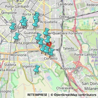 Mappa Via Giulio Verne, 20137 Milano MI, Italia (1.89667)