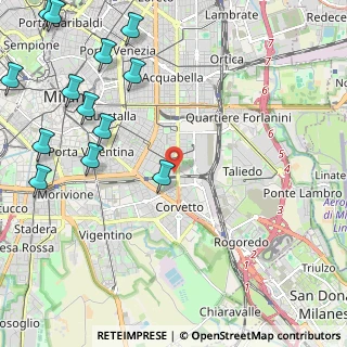 Mappa Via Giulio Verne, 20137 Milano MI, Italia (3.07308)