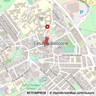 Mappa Via Dante Alighieri, 17, 20090 Cesano Boscone, Milano (Lombardia)