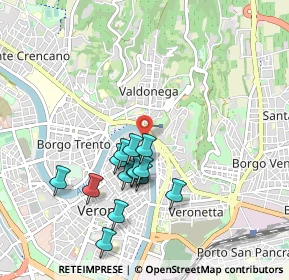 Mappa Via Ponte Pietra, 37121 Verona VR, Italia (0.85357)