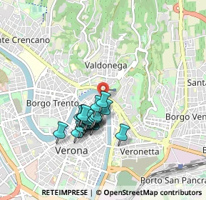 Mappa Via Ponte Pietra, 37121 Verona VR, Italia (0.683)