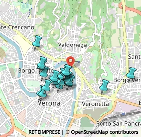 Mappa Via Ponte Pietra, 37121 Verona VR, Italia (0.8065)