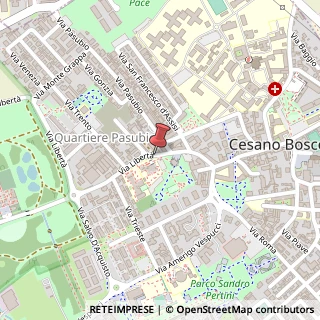 Mappa Via Libertà, 32/A, 20090 Cesano Boscone, Milano (Lombardia)