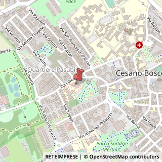 Mappa Via Libertà, 19, 20090 Cesano Boscone, Milano (Lombardia)