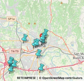 Mappa Via Ponte Pietra, 37121 Verona VR, Italia (3.96077)