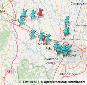 Mappa , 35035 Mestrino PD, Italia (7.22438)