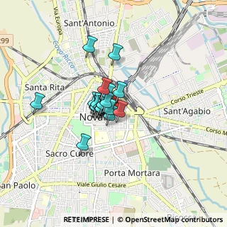 Mappa Vicolo Caccia, 28100 Novara NO, Italia (0.465)