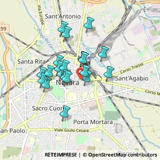 Mappa Vicolo Caccia, 28100 Novara NO, Italia (0.732)