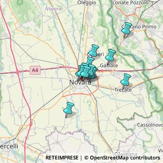Mappa Via dell'Archivio, 28100 Novara NO, Italia (3.84846)
