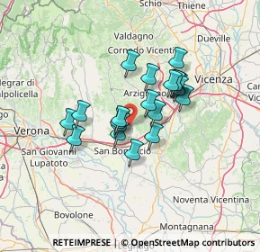 Mappa Quartiere Marcello Piccoli, 37032 Monteforte d'Alpone VR, Italia (9.84)