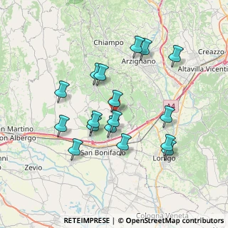 Mappa Quartiere Marcello Piccoli, 37032 Monteforte d'Alpone VR, Italia (6.91235)