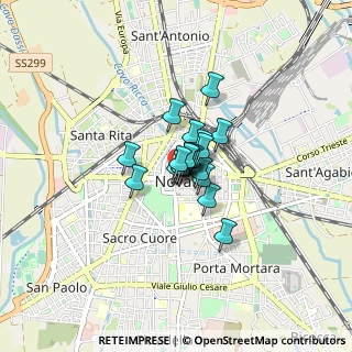 Mappa Corso Italia, 28100 Novara NO, Italia (0.3605)