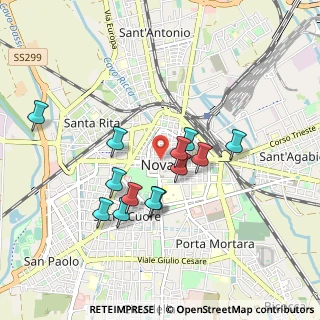 Mappa Corso Italia, 28100 Novara NO, Italia (0.79923)