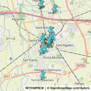 Mappa Corso Italia, 28100 Novara NO, Italia (1.42615)