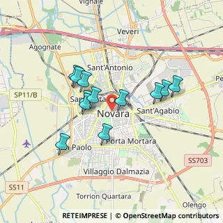 Mappa Corso Italia, 28100 Novara NO, Italia (1.51)