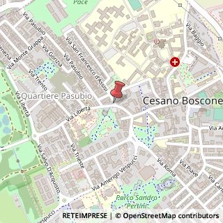 Mappa Via Libertà, 8, 20090 Cesano Boscone, Milano (Lombardia)