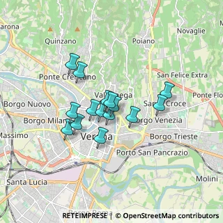 Mappa Via Ponte Pietra, 37121 Verona VR, Italia (1.23667)
