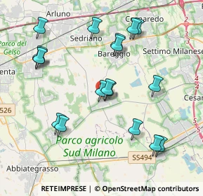 Mappa Via Domenico Cimarosa, 20080 Cisliano MI, Italia (4.13722)