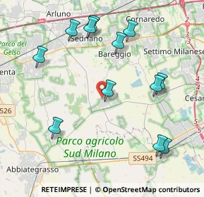 Mappa Via Domenico Cimarosa, 20080 Cisliano MI, Italia (4.48417)