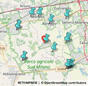 Mappa Via Domenico Cimarosa, 20080 Cisliano MI, Italia (4.71588)