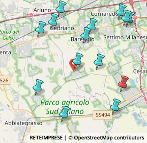 Mappa Via Domenico Cimarosa, 20080 Cisliano MI, Italia (4.96571)