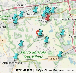 Mappa Via Domenico Cimarosa, 20080 Cisliano MI, Italia (4.23063)