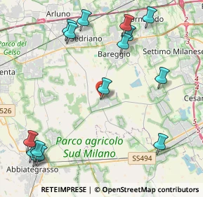 Mappa Via Domenico Cimarosa, 20080 Cisliano MI, Italia (5.41533)