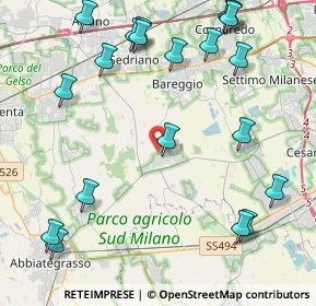 Mappa Via Domenico Cimarosa, 20080 Cisliano MI, Italia (5.4135)