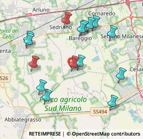 Mappa Via Domenico Cimarosa, 20080 Cisliano MI, Italia (4.19933)