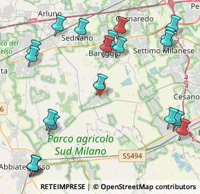 Mappa Via Lazzati, 20080 Cisliano MI, Italia (5.5105)