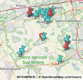 Mappa Via Lazzati, 20080 Cisliano MI, Italia (4.3445)