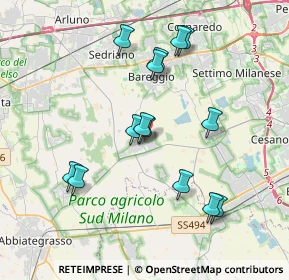 Mappa Via Lazzati, 20080 Cisliano MI, Italia (3.62714)